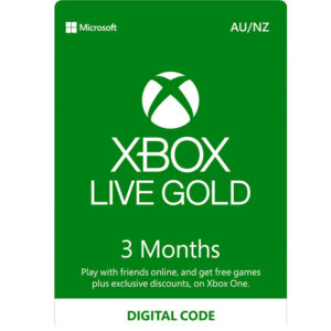 3 Months XBox Live Gold Membership AU/NZ Gaming Gift Cards