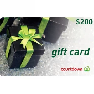 Countdown $200 NZD Physical Gift Card (Express Delivery)