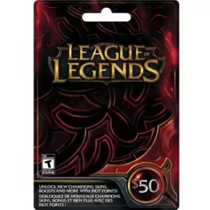 League of Legends Prepaid Physical Gift Cards (Express Delivery)