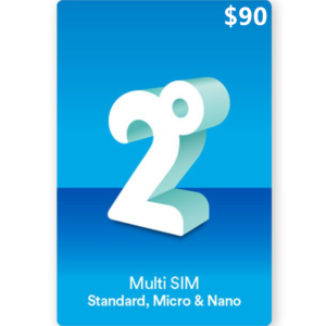 2degrees Mobile $90 NZD Prepay Digital Top Up Vouchers (Email Delivery)