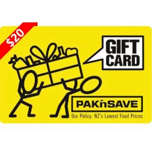 PAK'nSAVE $20 NZD Physical Gift Card (Express Delivery)