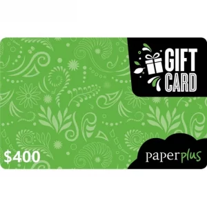 Paper Plus $400 NZD Physical Gift Card (Express Delivery)