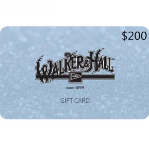 Walker & Hall $200 NZD Physical Gift Card (Express Delivery)